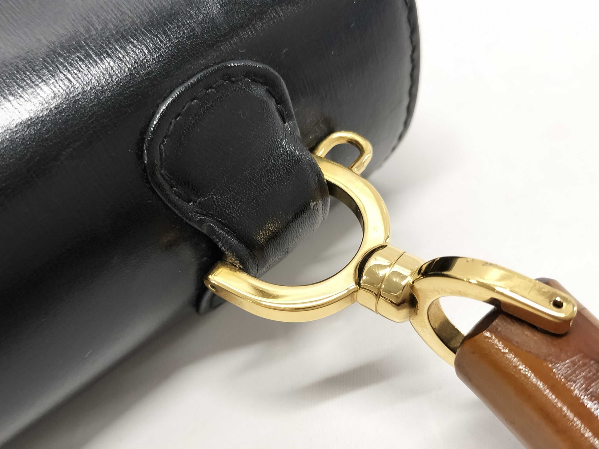 GUCCI GUCCI Bamboo Leather Handbag 00020460633