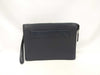 PRADA PRADA Navy Leather Clutch Bag