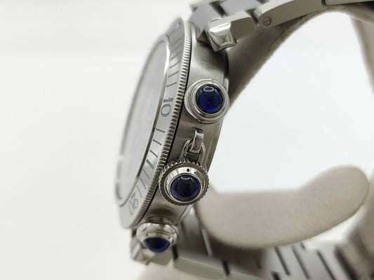 Cartier Pasha WSPA0039 4363 514861CX Blue Dial Automatic Men's Watch