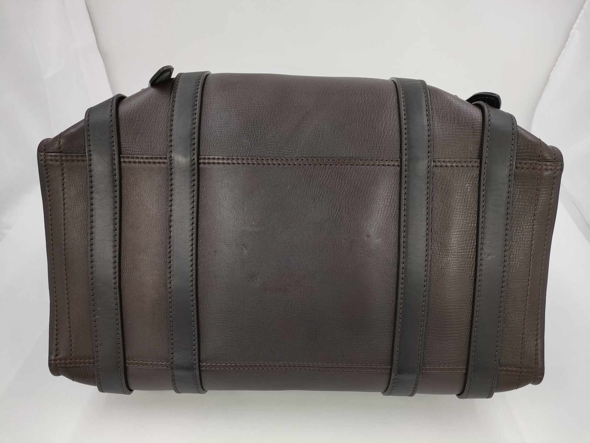 LOUIS VUITTON Utasack Weekend Leather/Cafe Boston Bag