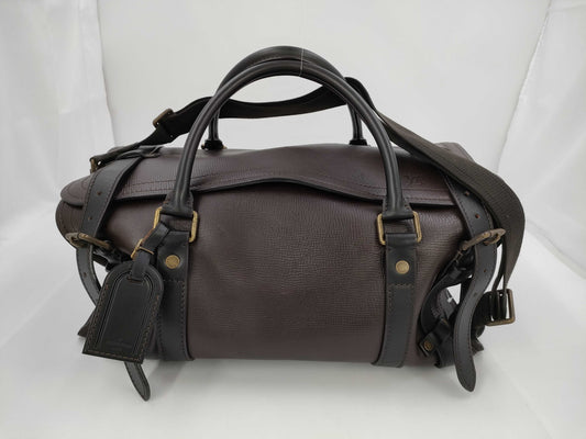 LOUIS VUITTON Utasack Weekend Leather/Cafe Boston Bag