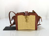 SAINT LAURENT SAINT LAURENT Downtown Cabass Raffia Leather/Brown Beige Shoulder Bag