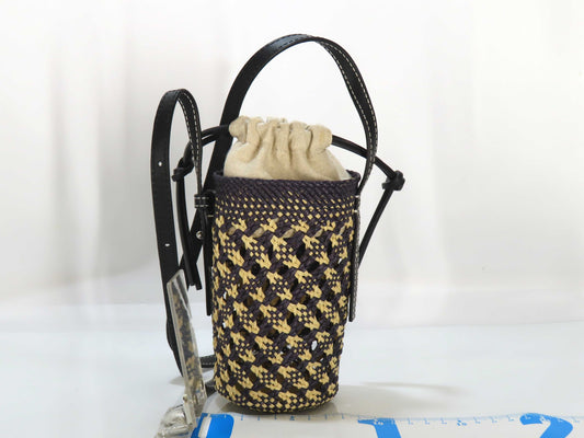 LOEWE LOEWE Shoulder Bag Raffia Cotton/Black Natural Shoulder Bag