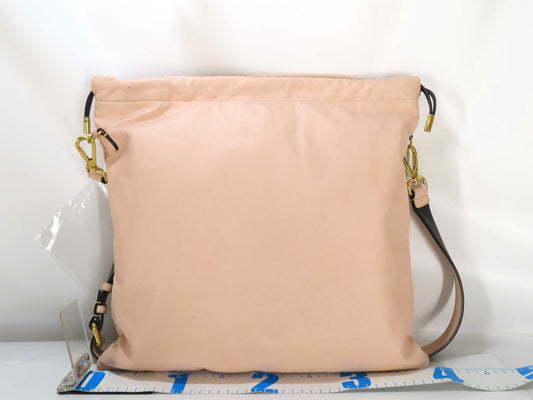 FENDI FENDI Slim Clutch Medium Leather/Light Pink Shoulder Bag