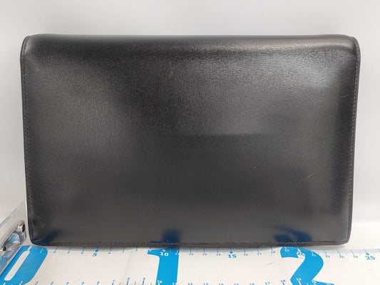 HERMES HERMES Annie Box Calf/Black/〇O Stamp/GD Shoulder Bag