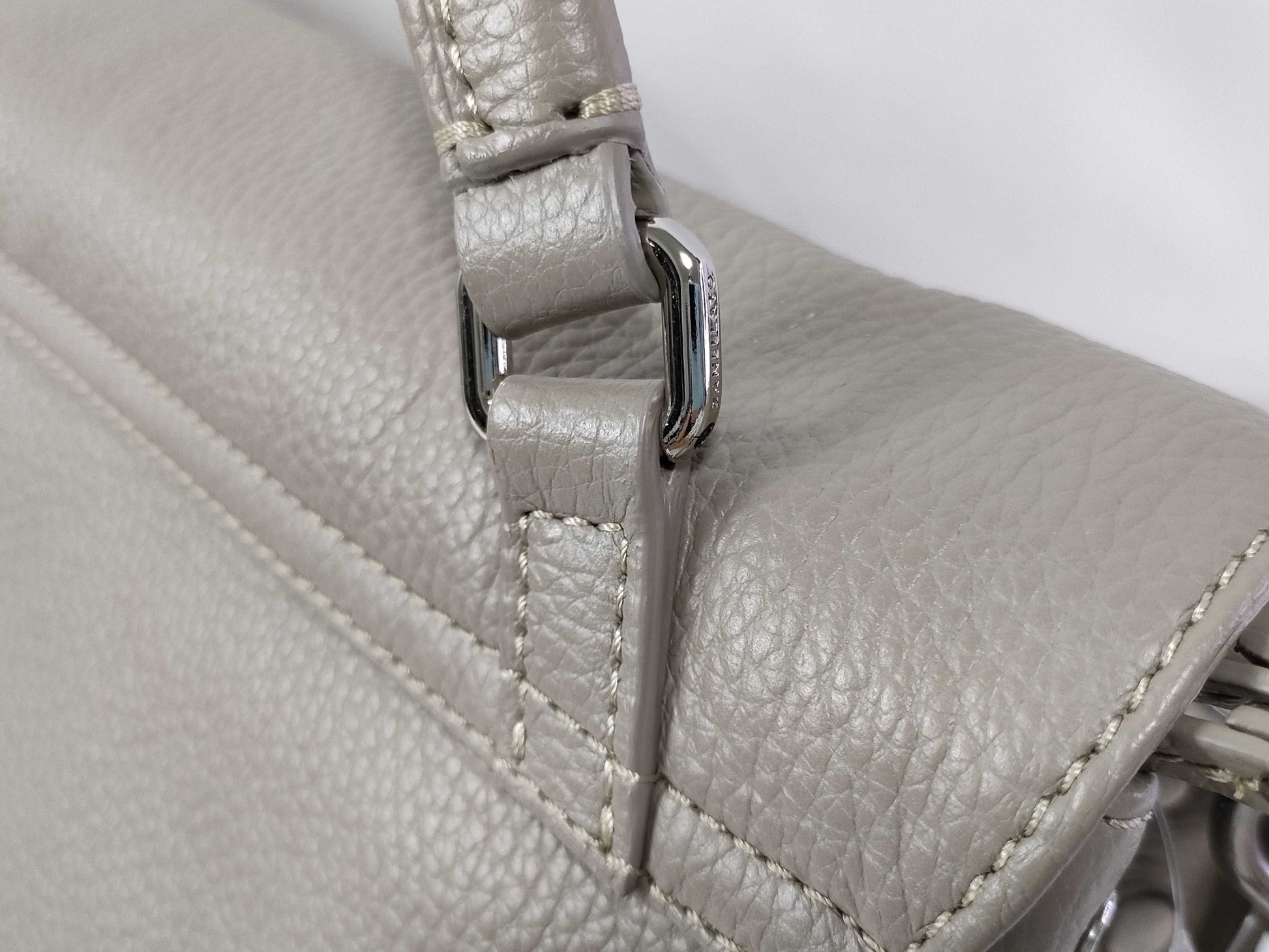 ZANELLATO Postina Small Leather/Beige Shoulder Bag