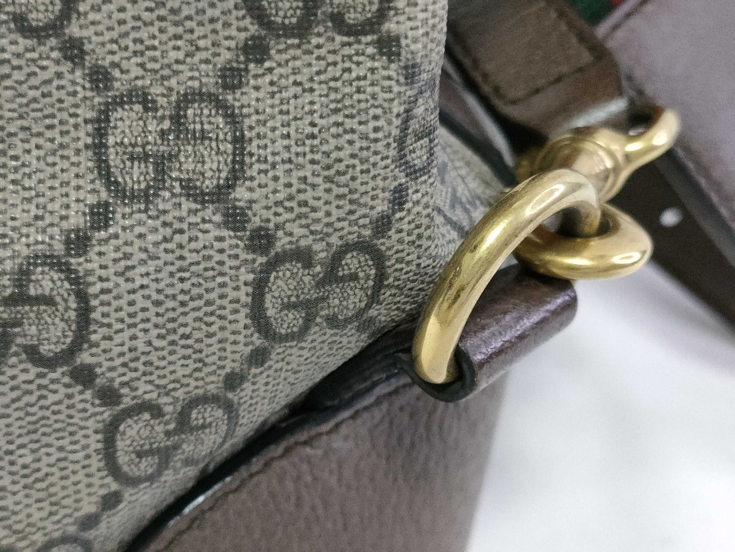 GUCCI GUCCI Tiger Head BKPK GG Supreme/Brown Rucksack