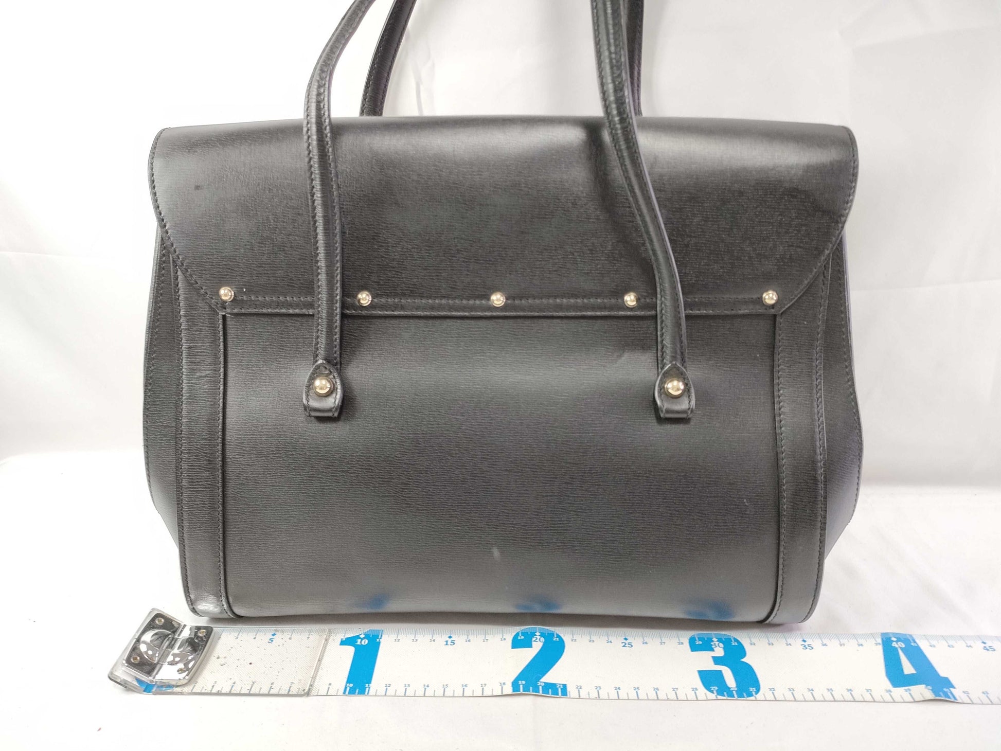 GUCCI GUCCI Bamboo Bag Leather/Black Handbag