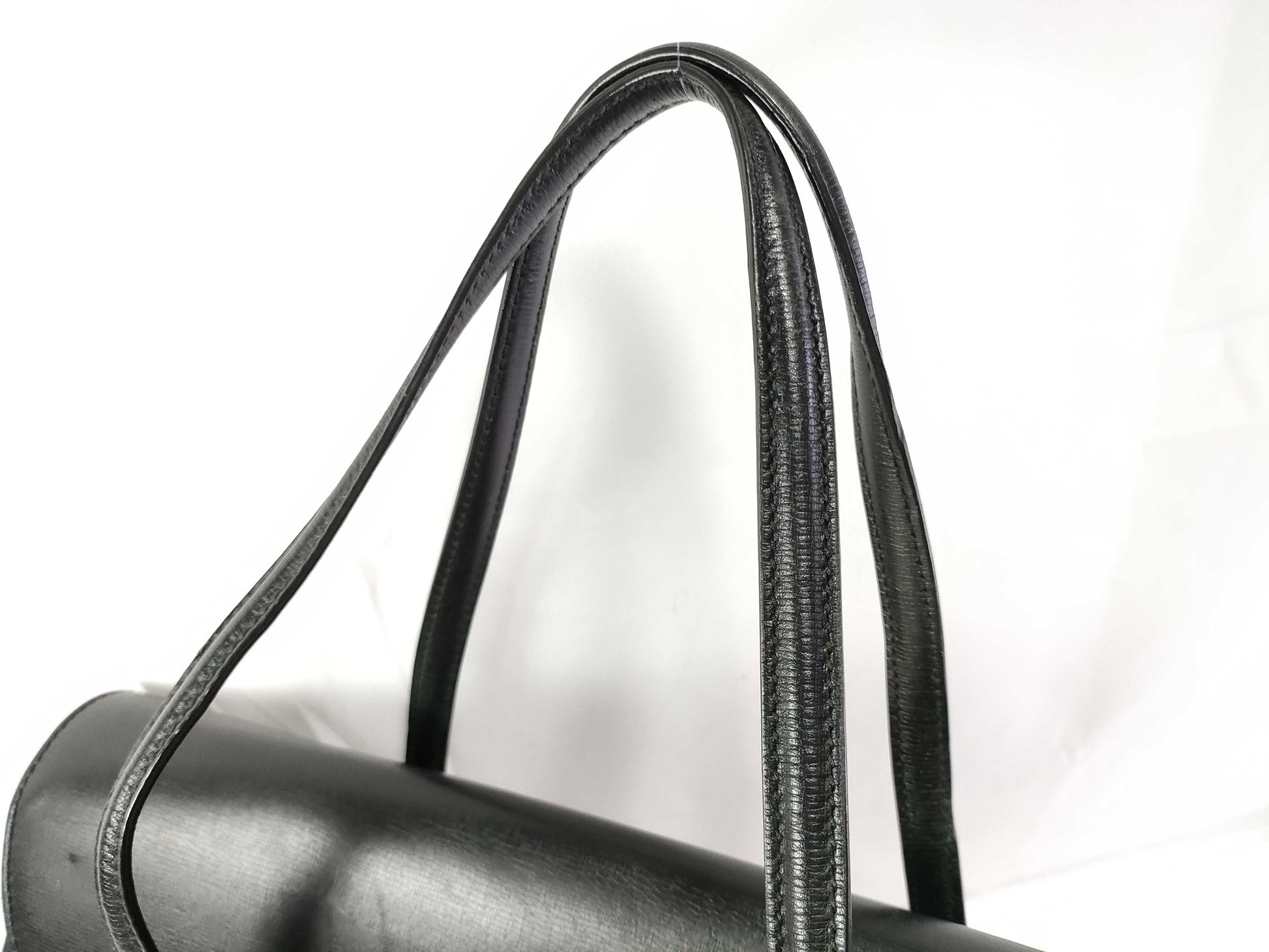 GUCCI GUCCI Bamboo Bag Leather/Black Handbag