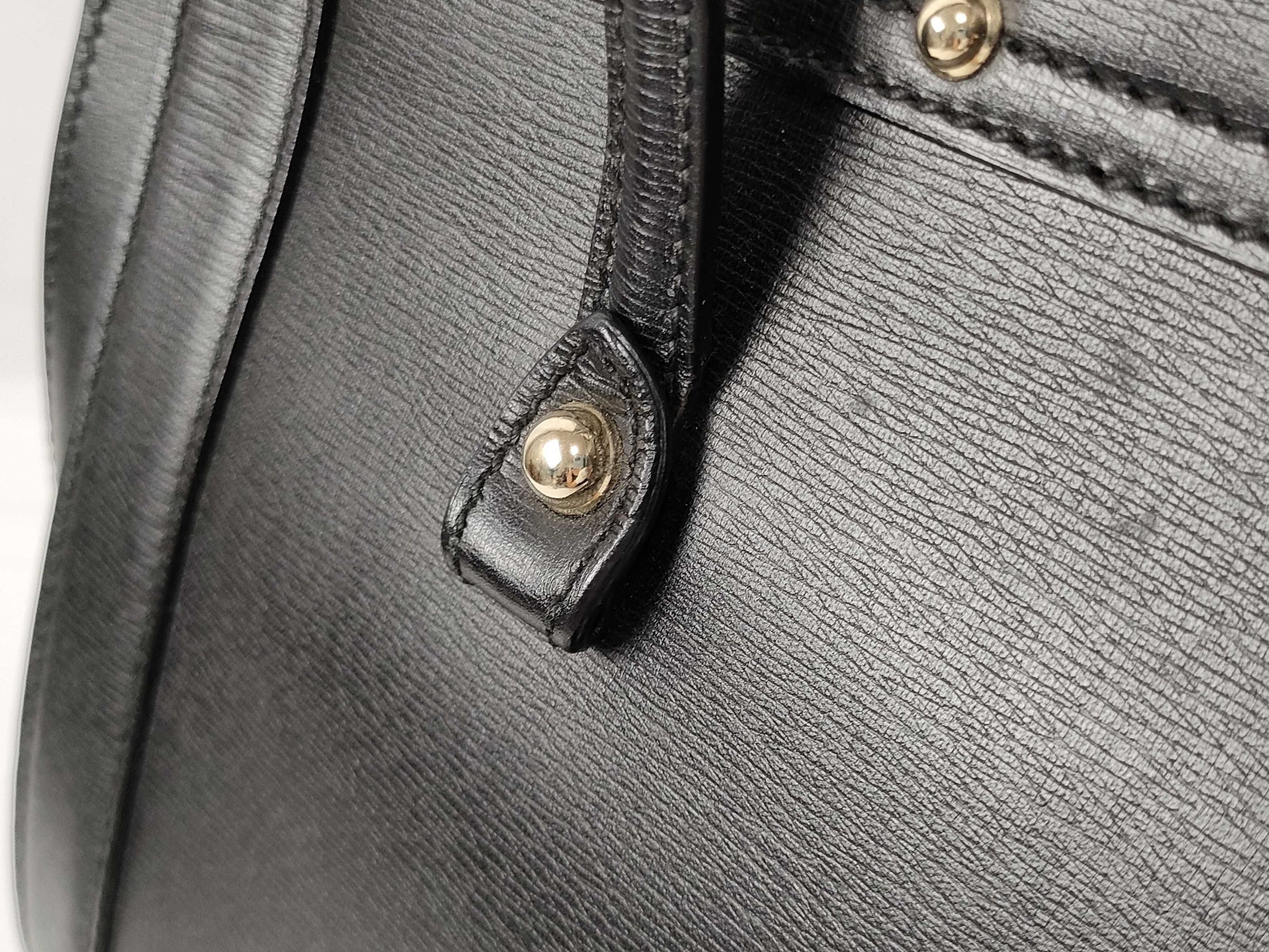 GUCCI GUCCI Bamboo Bag Leather/Black Handbag