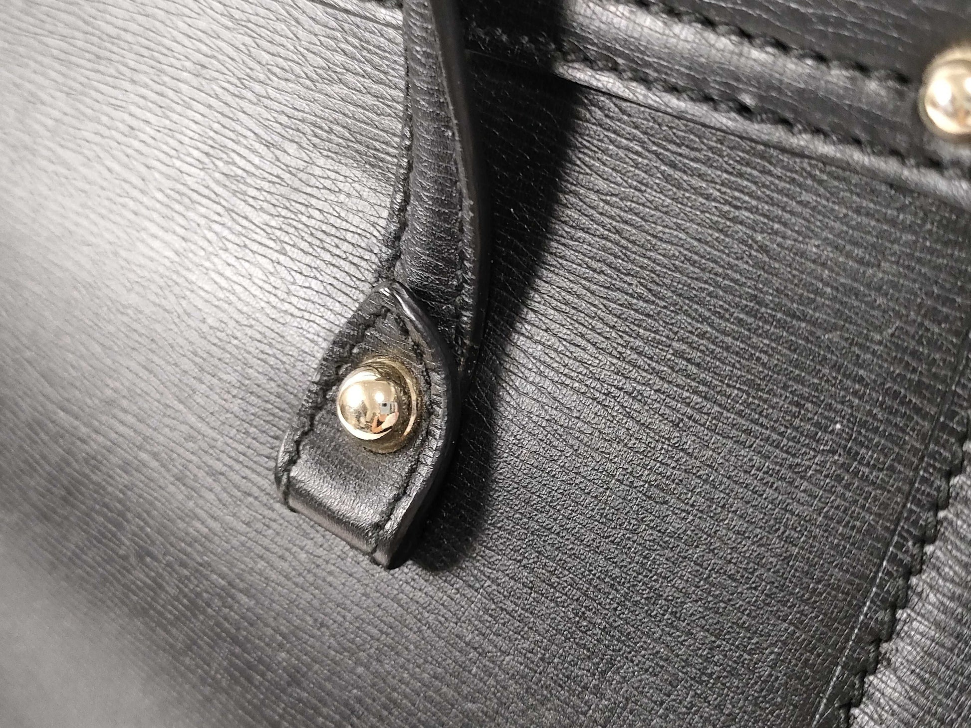 GUCCI GUCCI Bamboo Bag Leather/Black Handbag