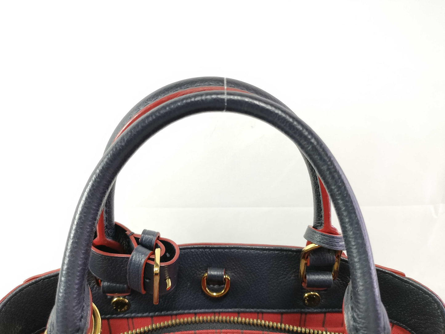 LOUIS VUITTON Monogram Unplanted LOUIS VUITTON Montaigne BB Amplification/Marine Rouge Handbag