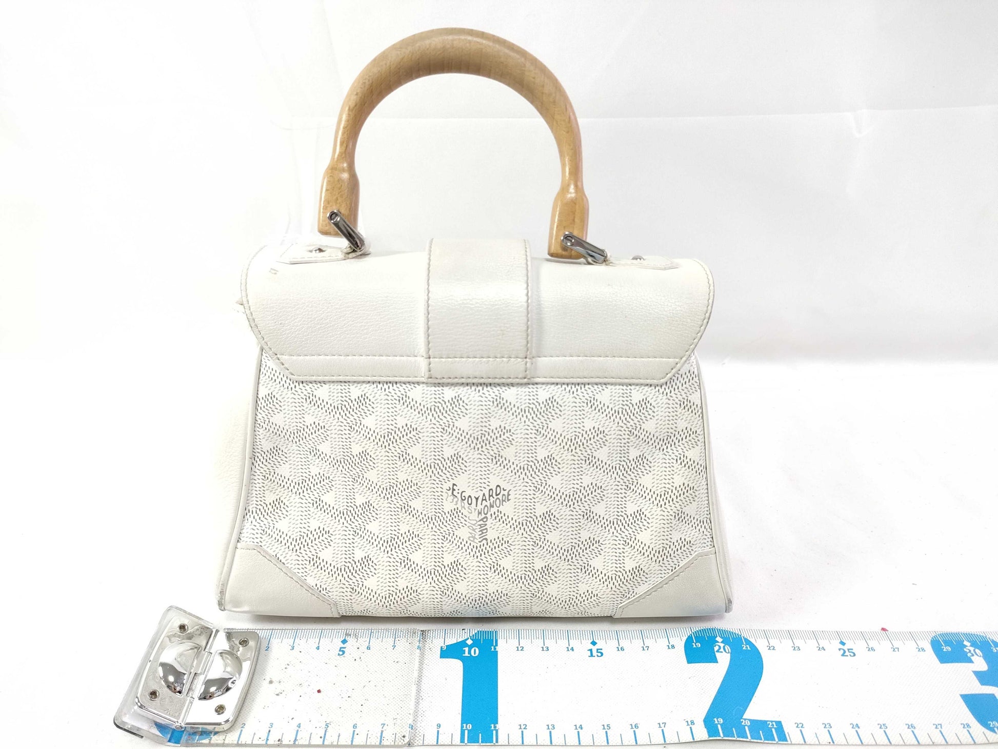 GOYARD GOYARD Saigon Mini PVC/White Handbag