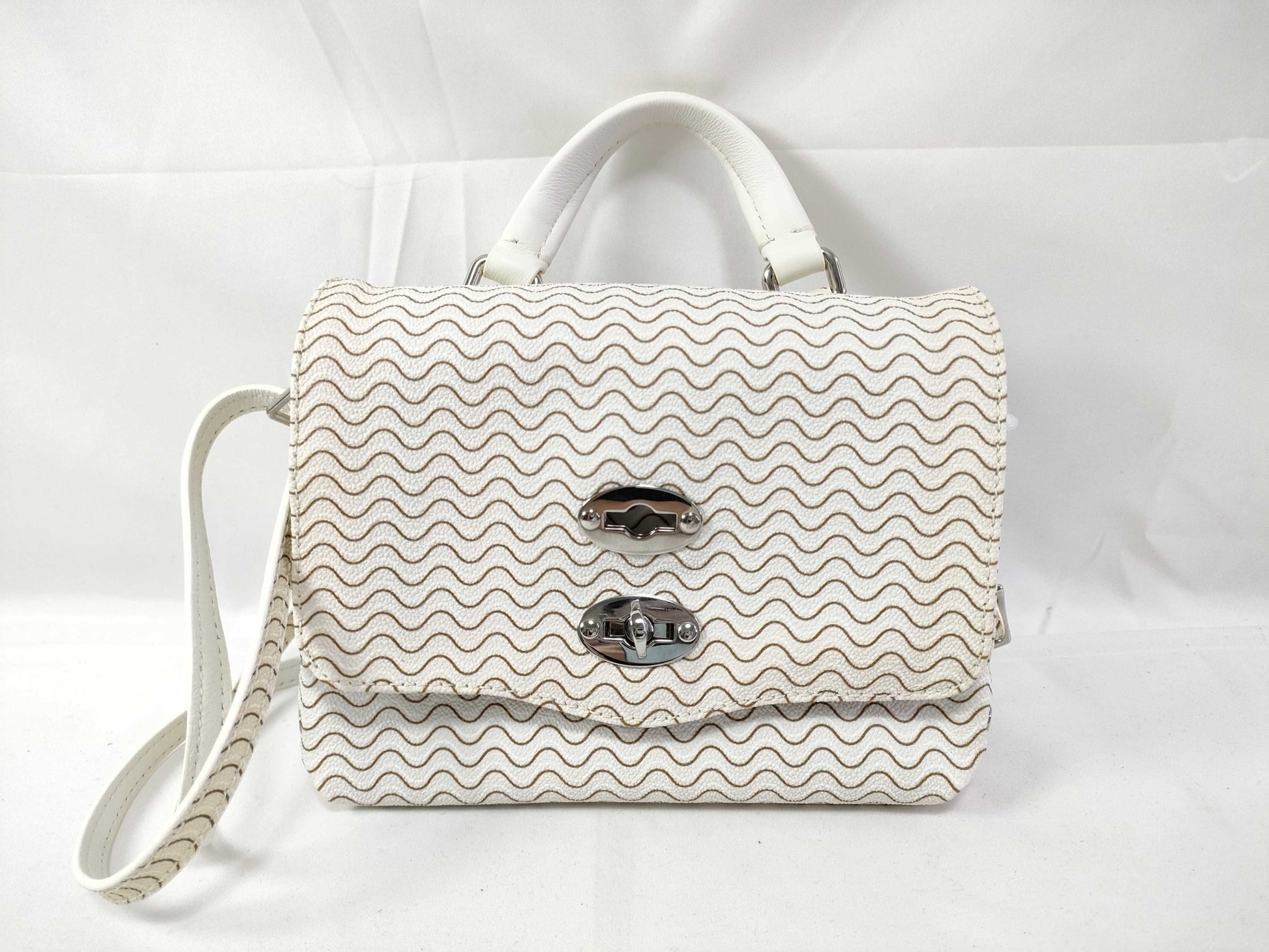 ZANELLATO Postina 2WAY PVC/White Bag