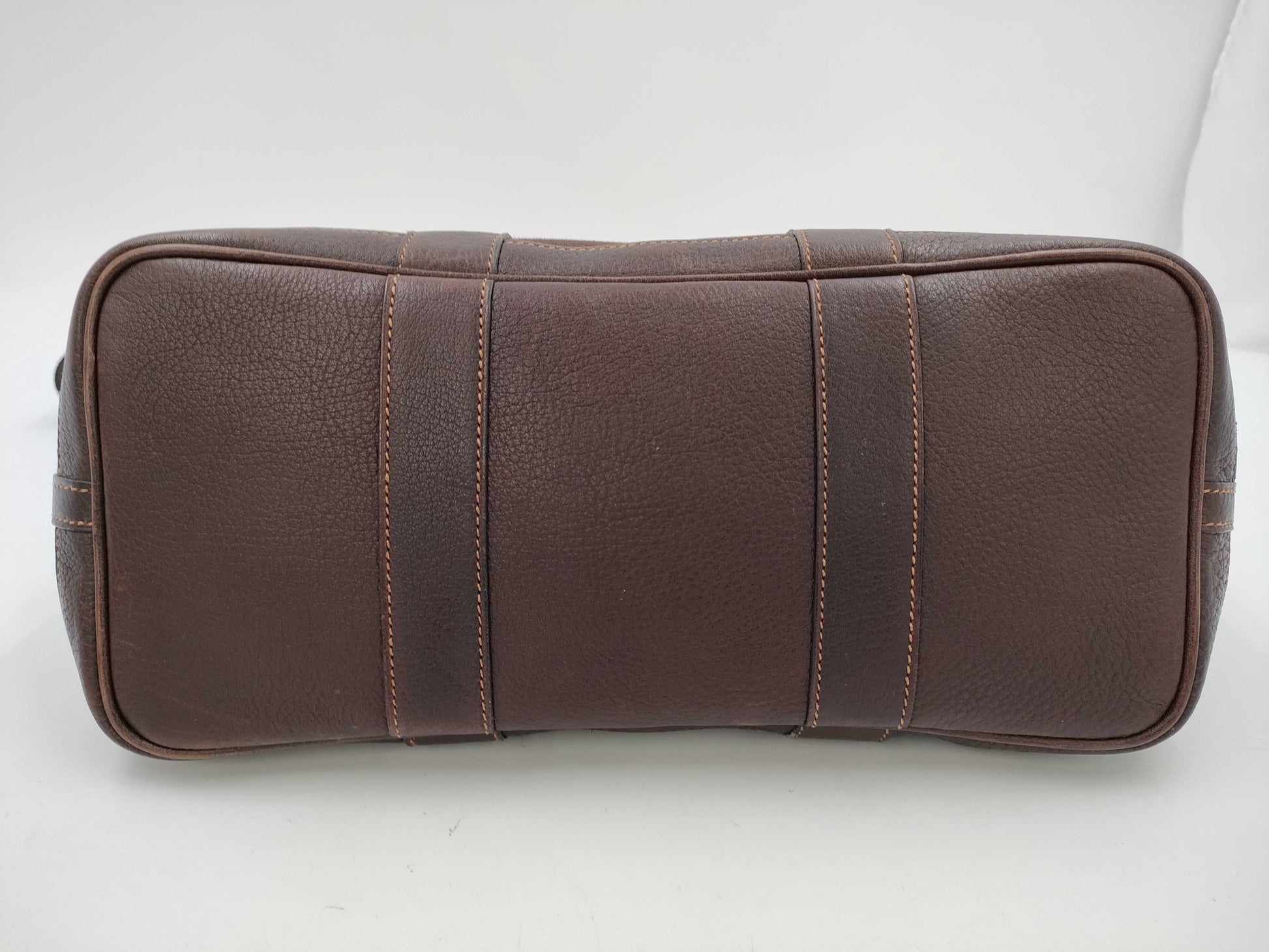 HERMES HERMES Garden Party TPM □H Engraved Handbag with Strap
