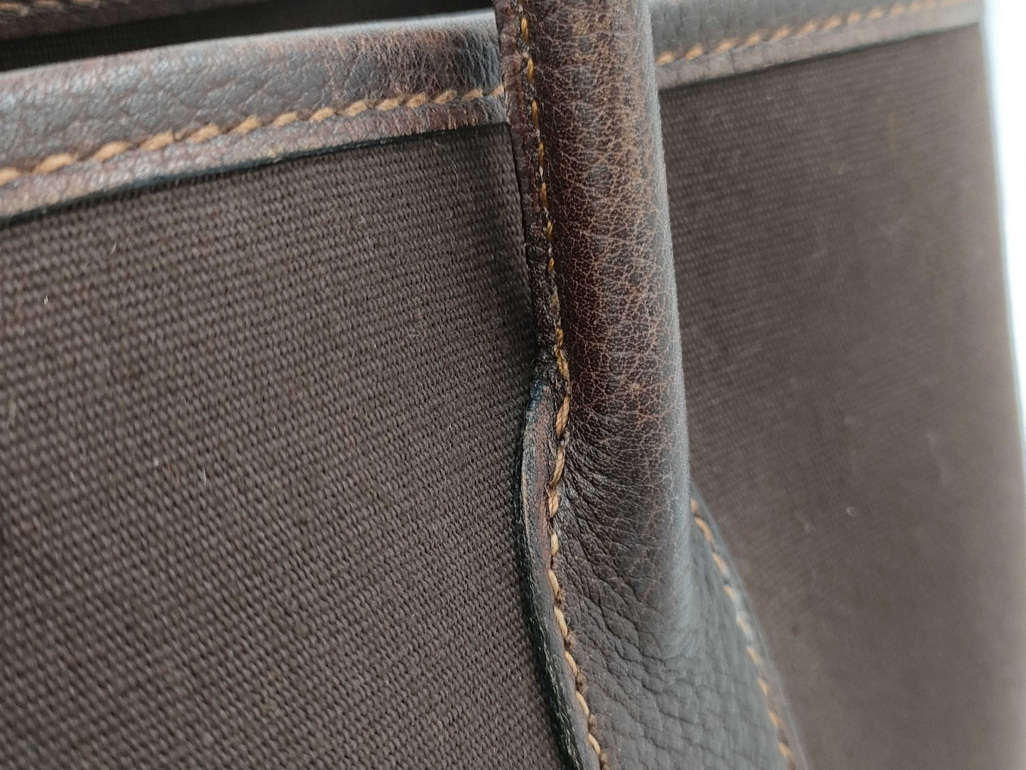 HERMES HERMES Garden Party TPM □H Engraved Handbag with Strap
