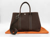 HERMES HERMES Garden Party TPM □H Engraved Handbag with Strap