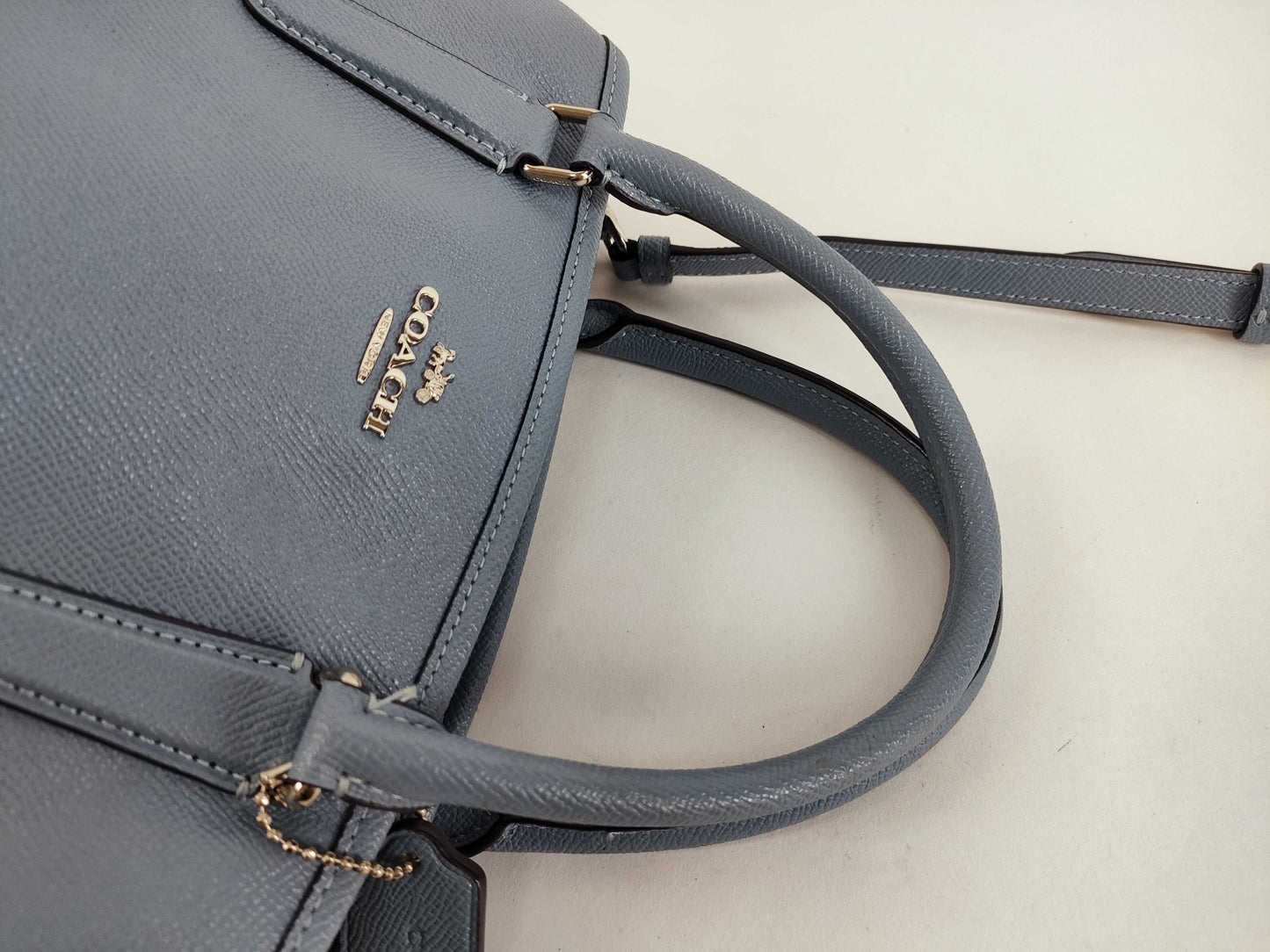 COACH COACH 2way Shoulder Bag Light Blue 57527 Handbag