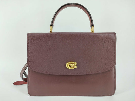 COACH COACH Python Hoodie 32 Shoulder 73969 Bag