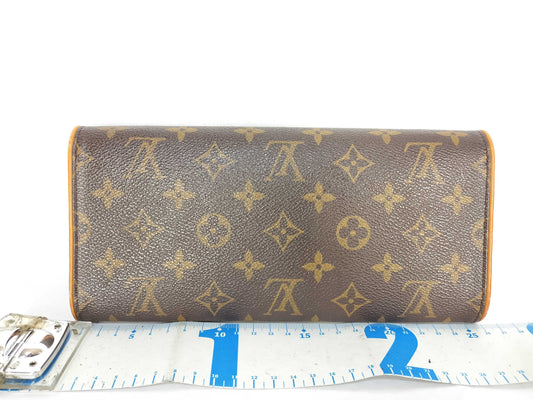 LOUIS VUITTON Monogram Pochette Twin GM M51852 Wallet