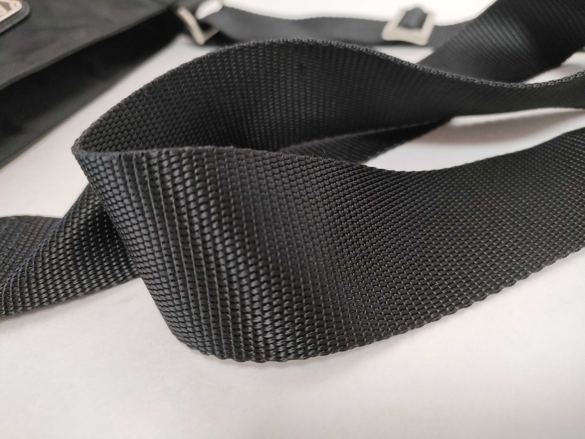 PRADA Nylon Prada Shoulder Bag Black Shoulder Bag