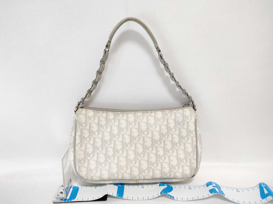 Dior Trotter Christian Dior Trotter Handbag White Handbag