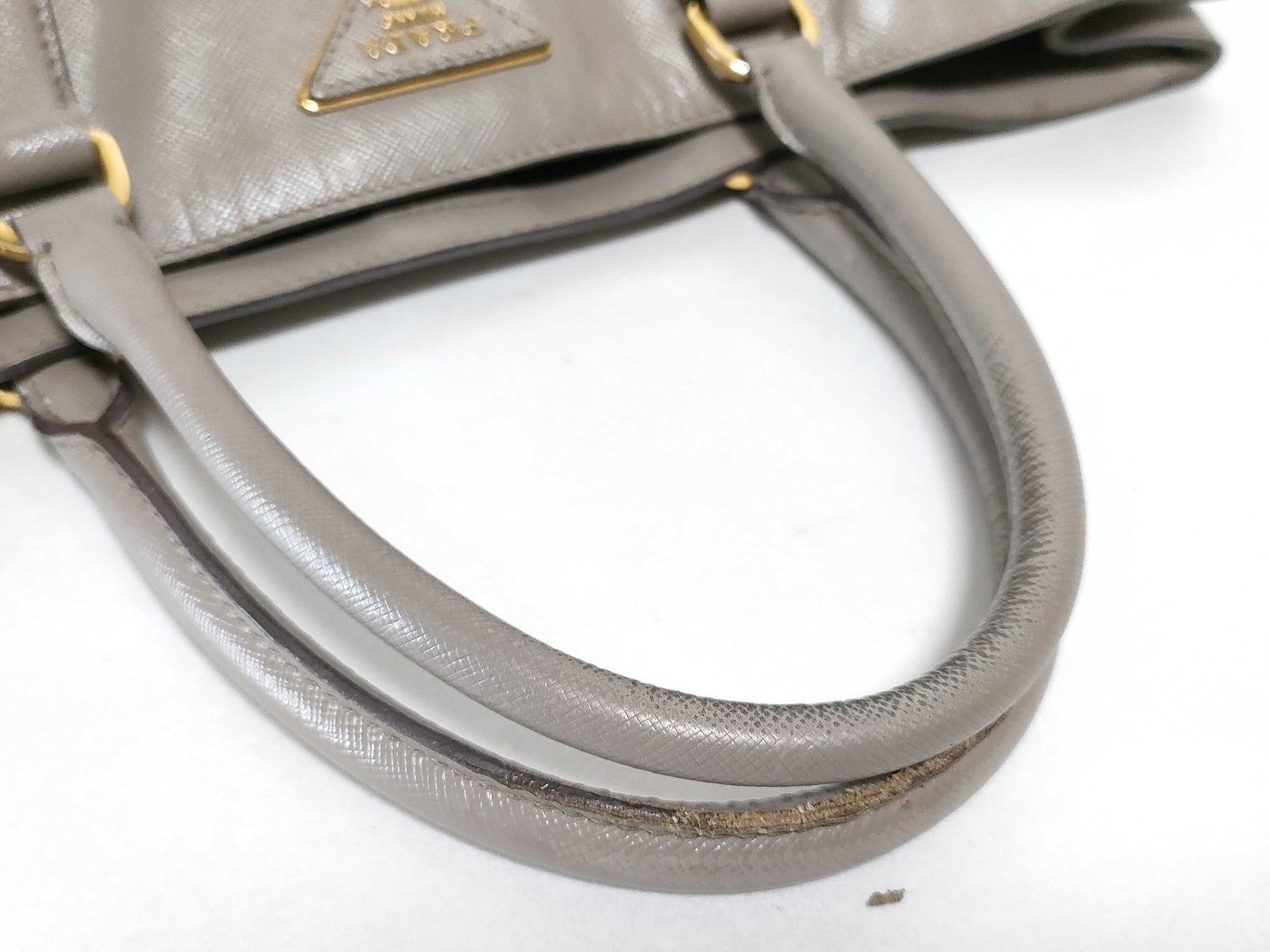 PRADA Prada Tote Bag Saffiano Grey Tote Bag