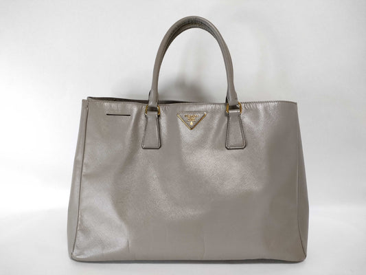 PRADA Prada Tote Bag Saffiano Grey Tote Bag