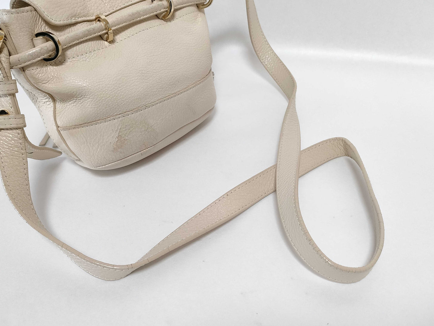 Chloe Chloe Shoulder Bag Seabike Loe Beige Fringe Shoulder Bag