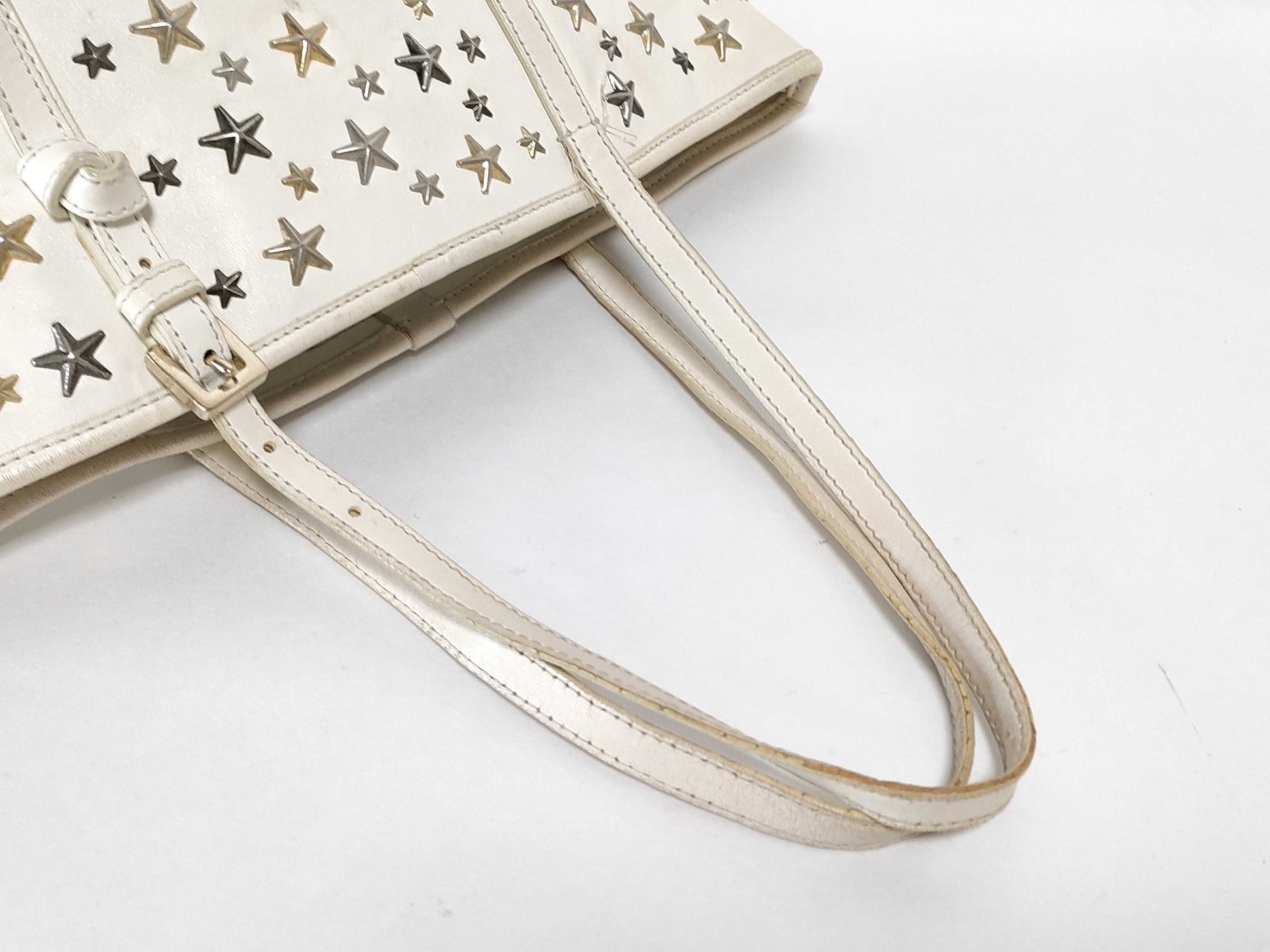 JIMMY CHOO Jimmy CHOO Handbag Star White Tote Bag