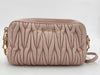 Miu Miu Matelasse Pink Shoulder Bag