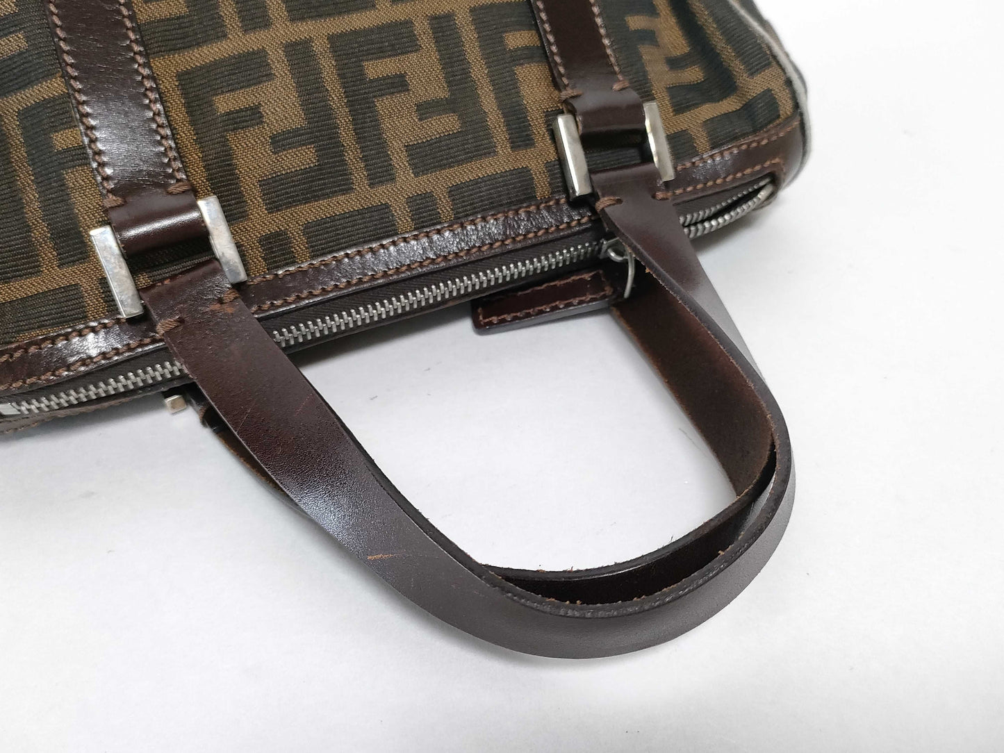 FENDI Zucca Handbag Handbag Handbag