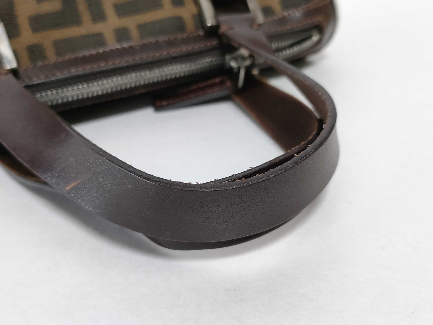 FENDI Zucca Handbag Handbag Handbag