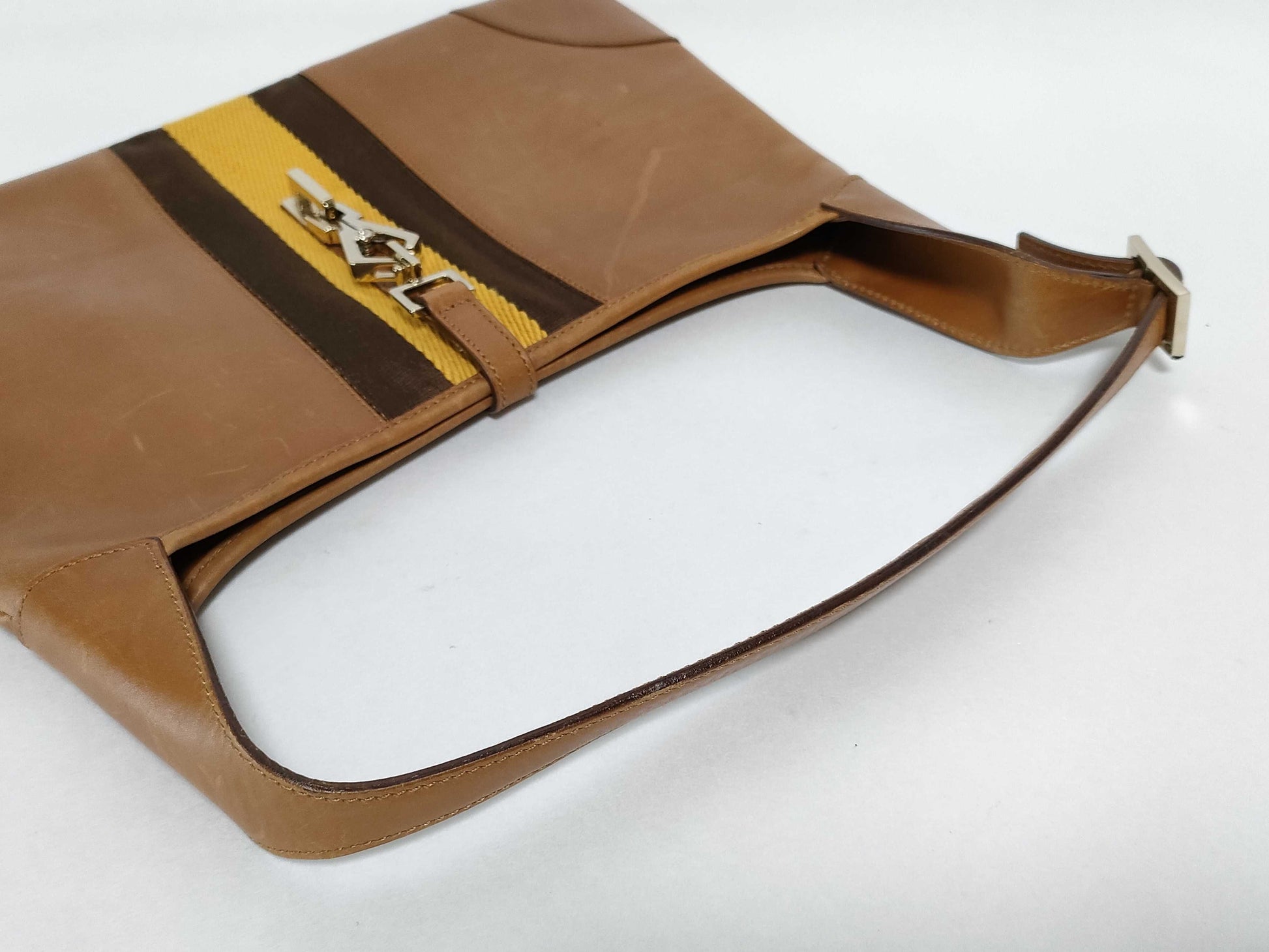 GUCCI Jackie Gucci Jackie Shoulder Bag Brown Shoulder Bag