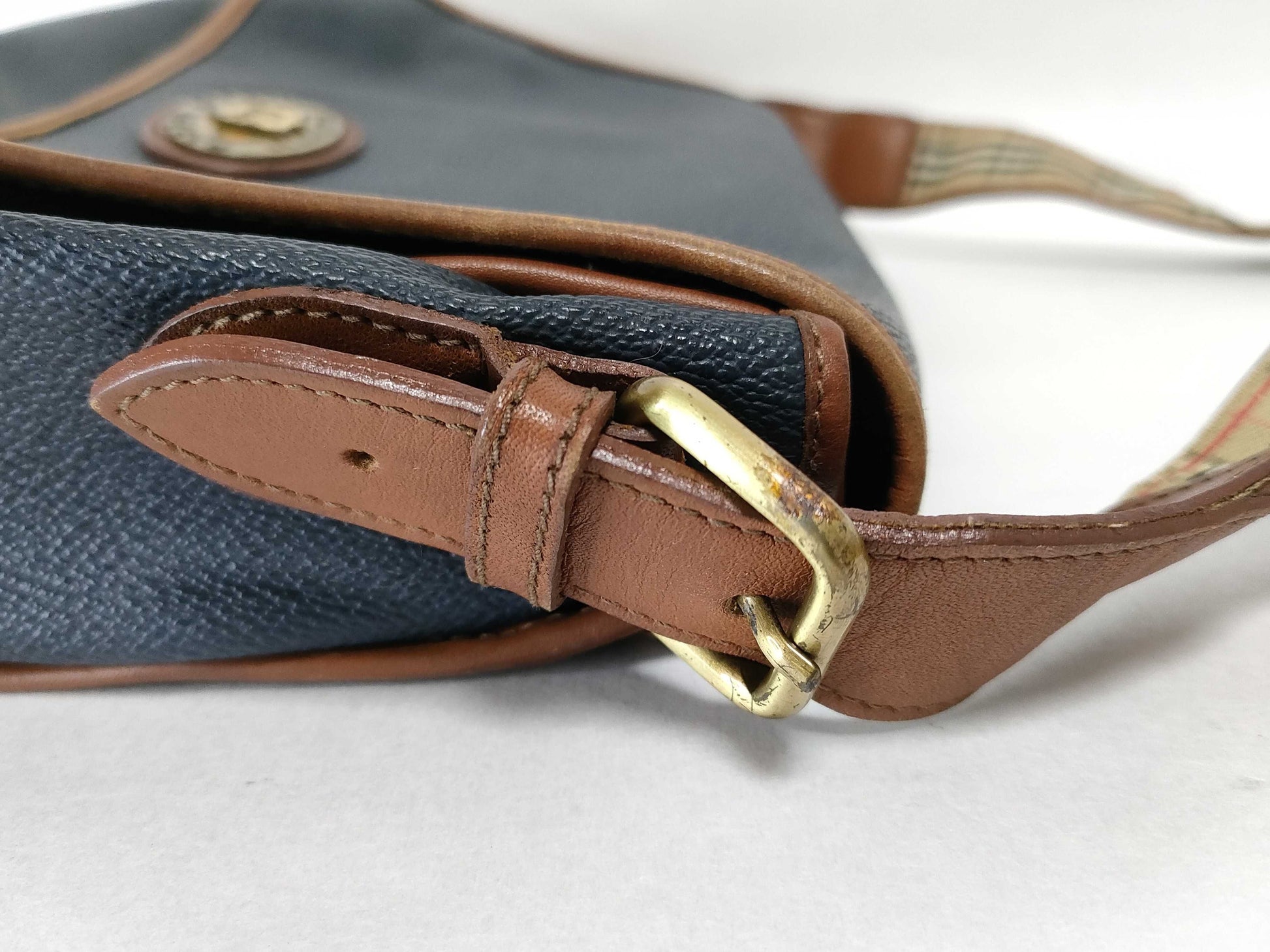 Burberrys Burberry Shoulder Bag Blue Shoulder Bag