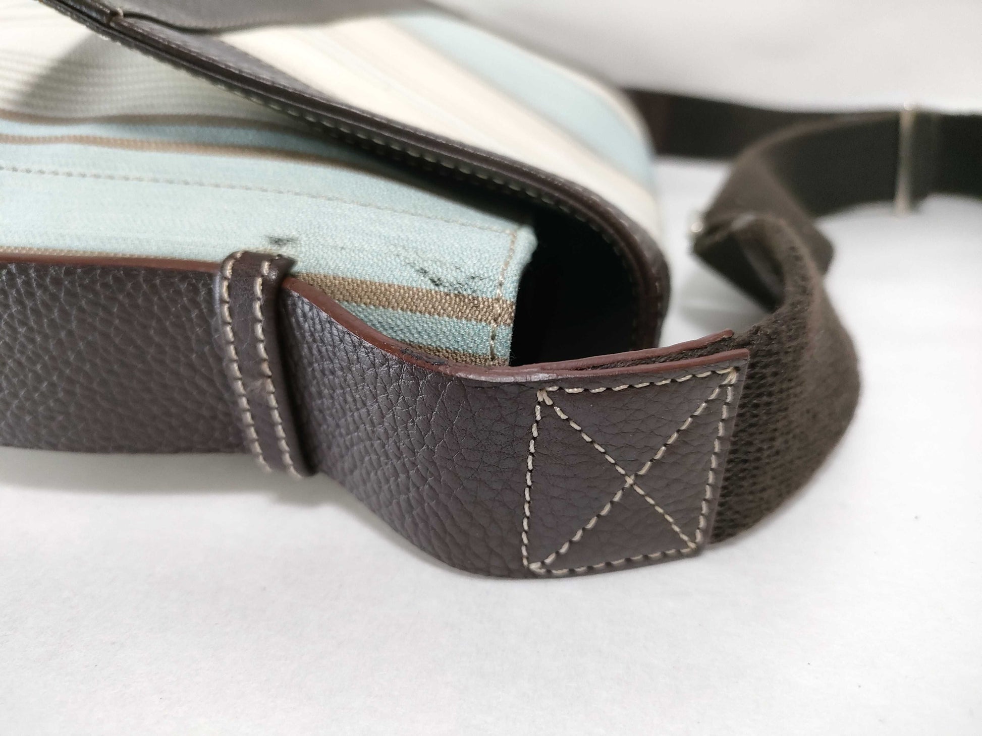 GIVENCHY Givenchy Shoulder Bag Blue Brown Shoulder Bag