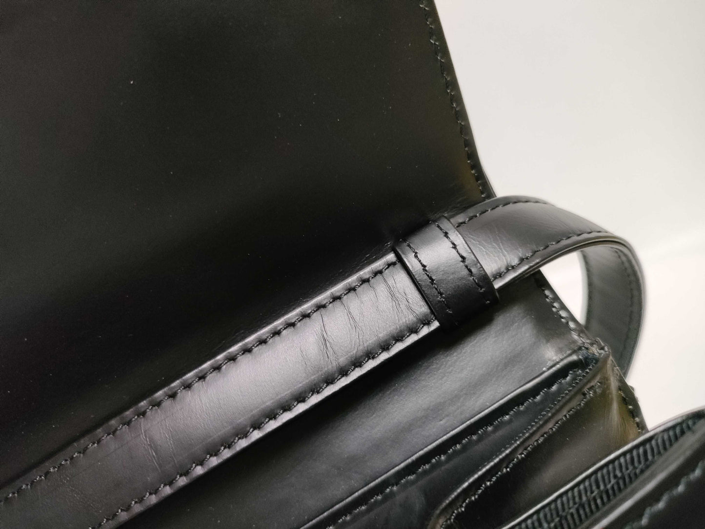 GIVENCHY 2WAY Handbag with Long Strap Black Handbag