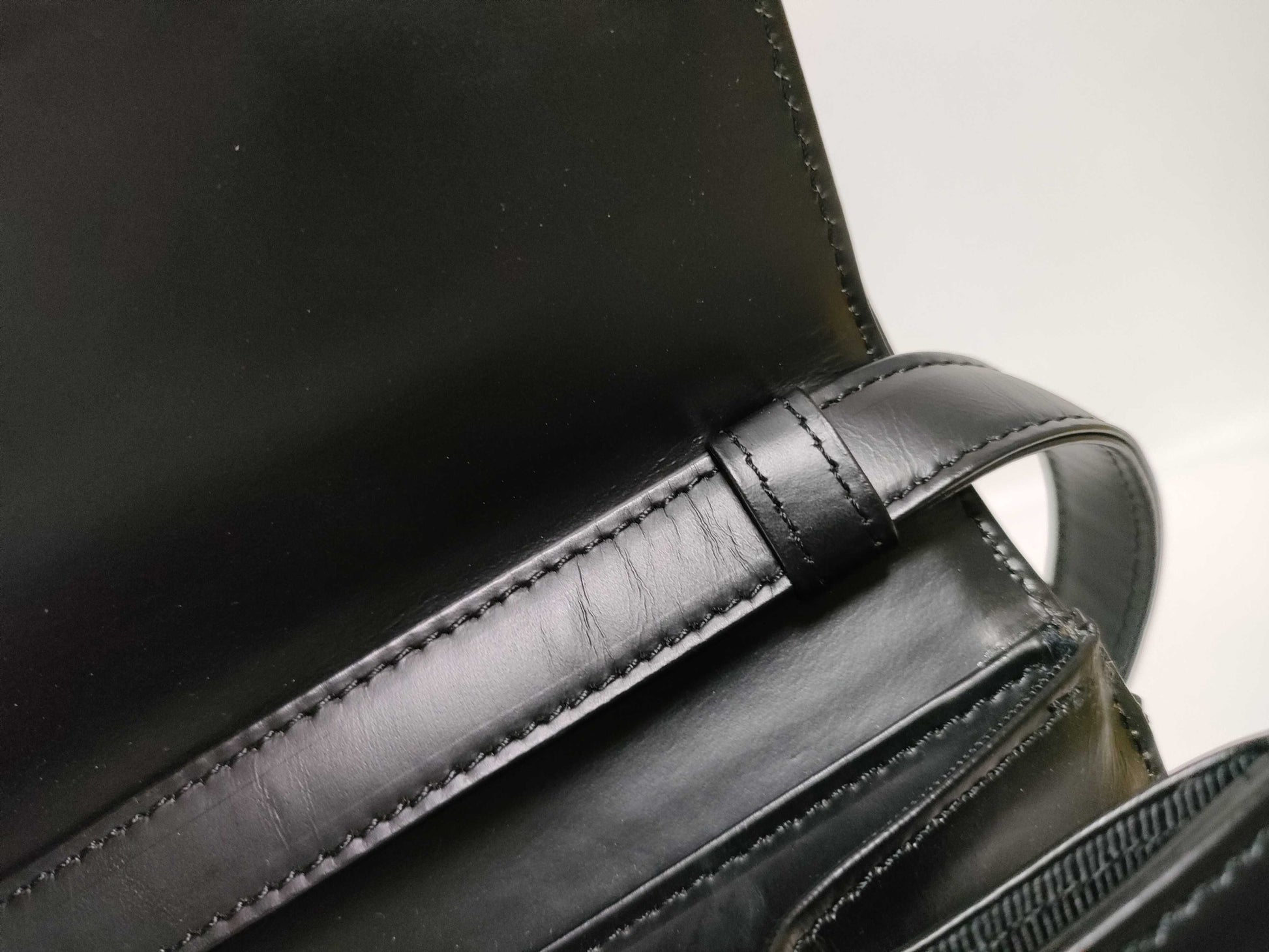 GIVENCHY 2WAY Handbag with Long Strap Black Handbag