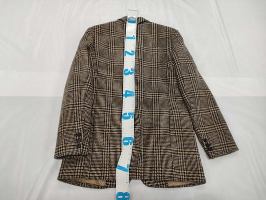 MaxMara Check Wool Jacket Coat MaxMara 42 Coat