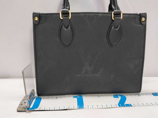LOUIS VUITTON Monogram Empreinte Louis Vuitton On the Go PM M45653 Handbag