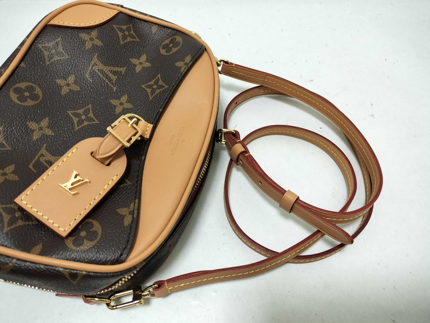 LOUIS VUITTON Monogram Deauville MINI M45528 Shoulder Bag