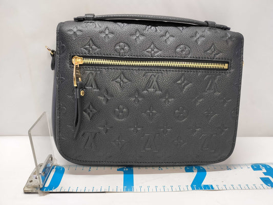 LOUIS VUITTON Monogram Empreinte Louis Vuitton Pochette Metis MM Handbag