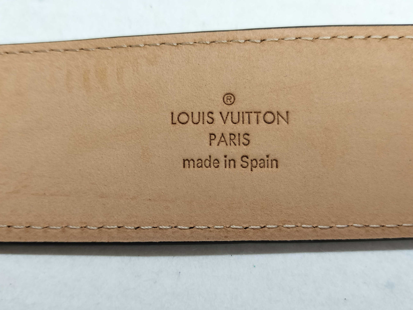 LOUIS VUITTON Monogram Louis Vuitton Belt Size 95 Belt