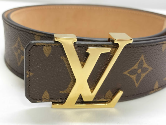 LOUIS VUITTON Monogram Louis Vuitton Belt Size 95 Belt