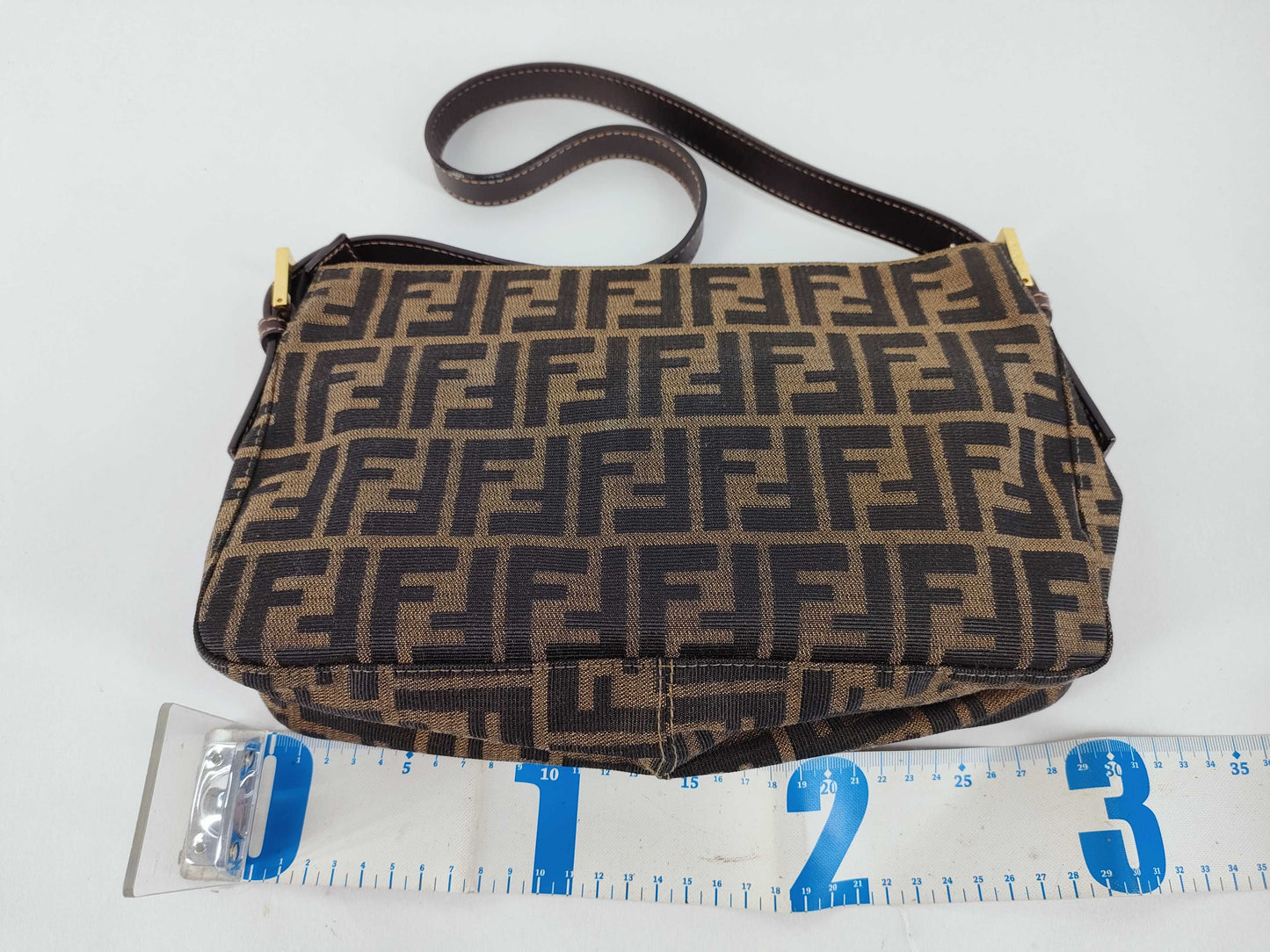 FENDI Zucca Mamma Bucket/Zucca/Gold Fittings/2579-26566-089 Shoulder Bag