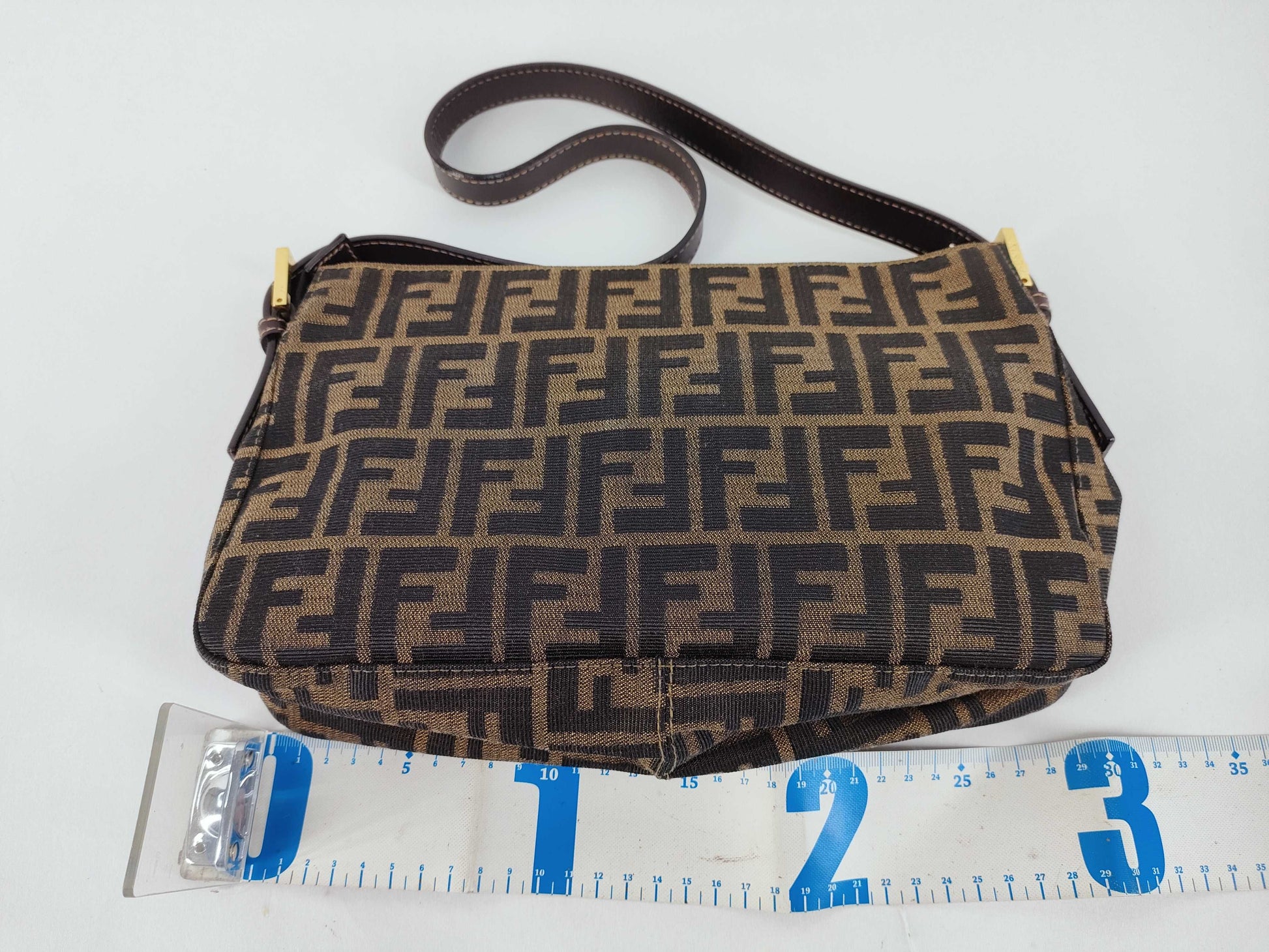 FENDI Zucca Mamma Bucket/Zucca/Gold Fittings/2579-26566-089 Shoulder Bag