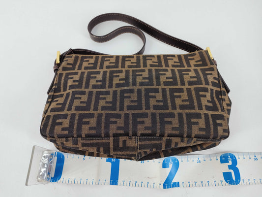 FENDI Zucca Mamma Bucket/Zucca/Gold Fittings/2579-26566-089 Shoulder Bag