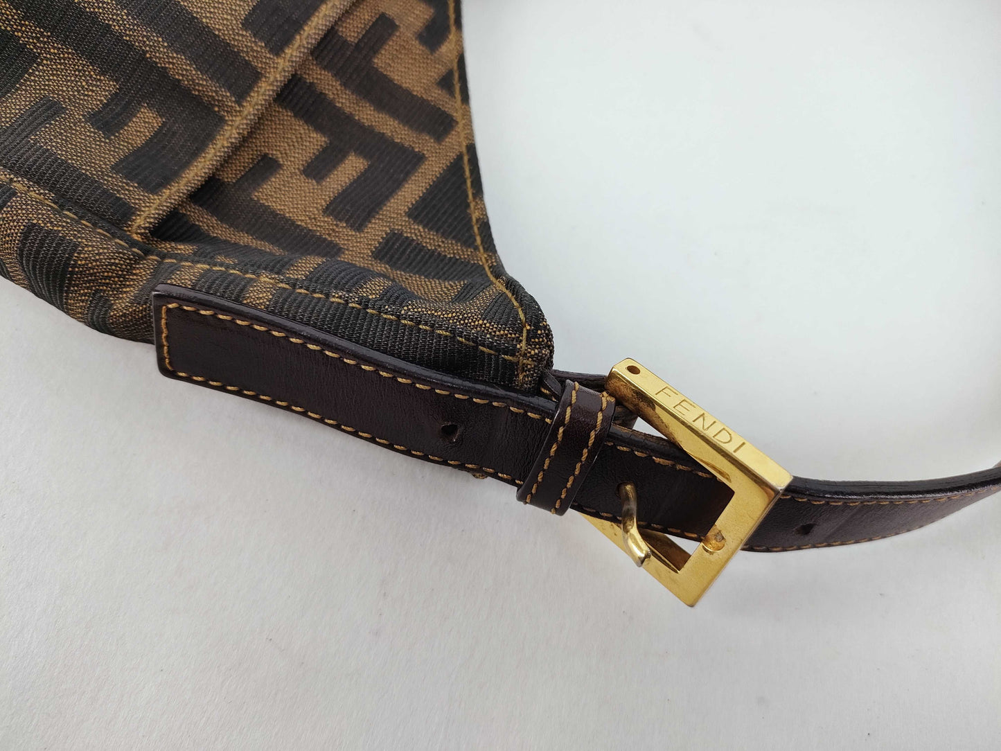FENDI Zucka Mamma Bucket / Zucca / Gold Fittings / 2354-26569-089 Handbag