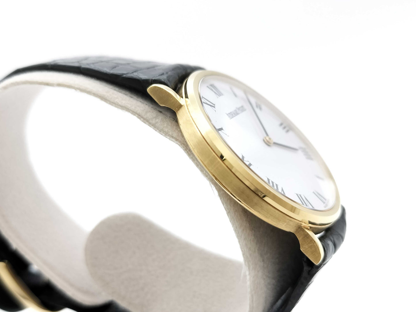 AUDEMARS PIGUET Round 14539BA D41637 Hand-Wound White Dial K18 Women's Watch
