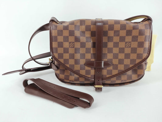 LOUIS VUITTON Monogram Saumur 30/Damier/N48081/MB0120 Shoulder Bag
